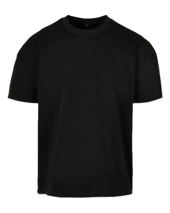 Ultra Heavy Cotton Box Tee von Build Your Brand, schwarz